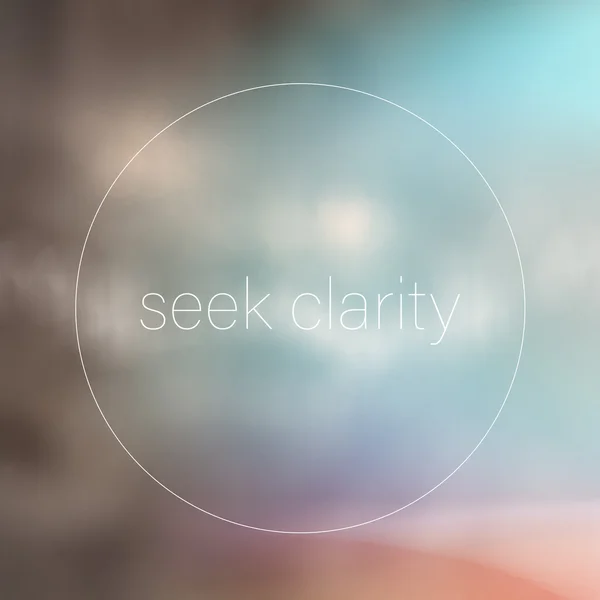 Buscar mensaje de claridad — Foto de Stock