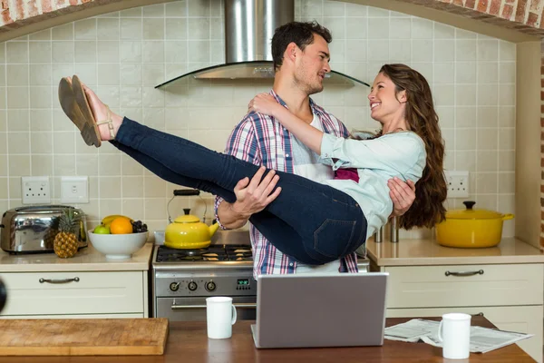 Funky couple having fun — Stok fotoğraf