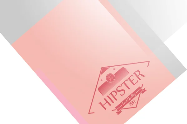 Composite image of hipster logo — Stock Photo, Image