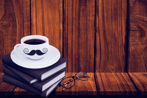 Composite image of mustache logo — Stock Image Composite image of mustache logo Stock Picture