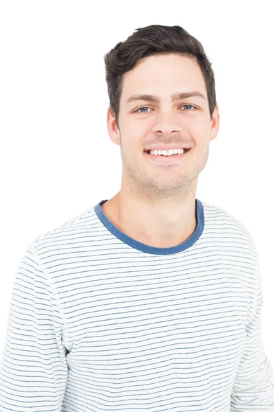 Smiling man on white — Stock Photo, Image