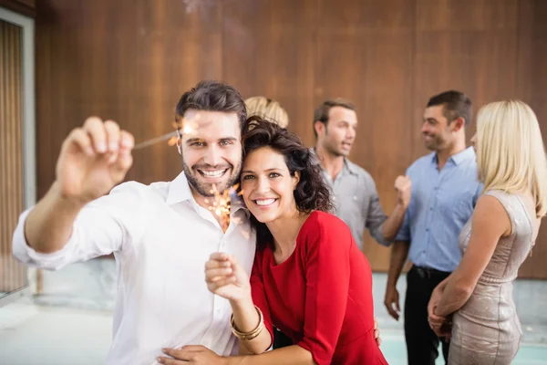 Group of young friends dancing — Stock Photo, Image