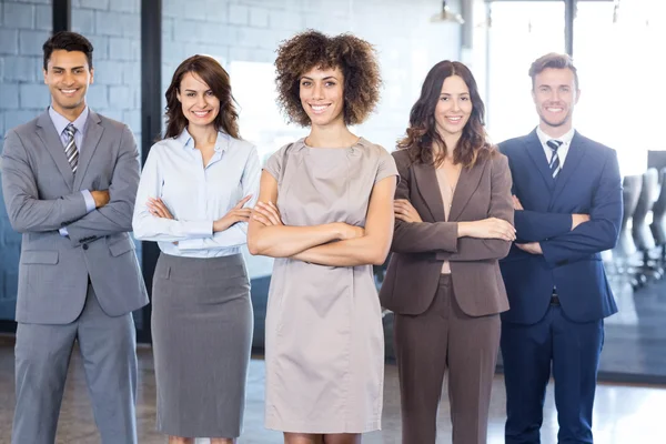 Equipo empresarial seguro en la oficina —  Fotos de Stock