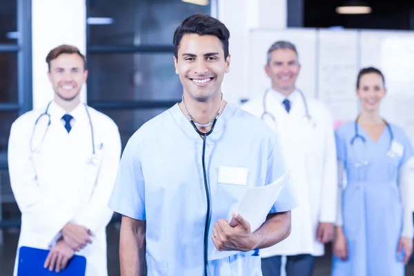 Medical team standing together — Stock Photo, Image