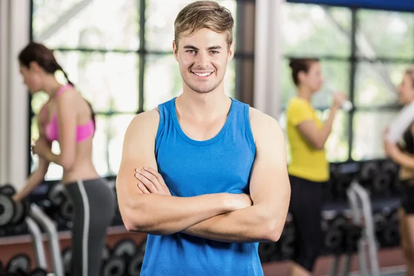 Muscular man posing — Stock Photo, Image