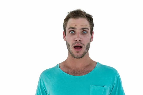 Surprised hipster man — Stock Photo, Image