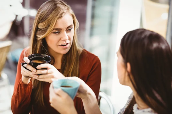 Amigos conversando sobre café — Fotografia de Stock