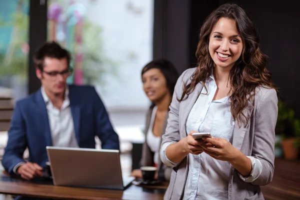 People using technology — Stock Photo, Image