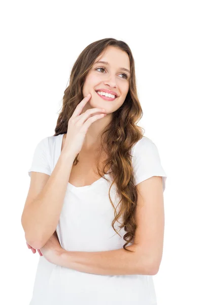 Woman posing in front of camera — Stock Photo, Image