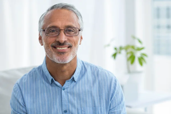 Close-up of doctor smiling — Stock Photo, Image