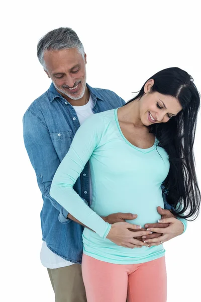 Casal abraçando uns aos outros — Fotografia de Stock