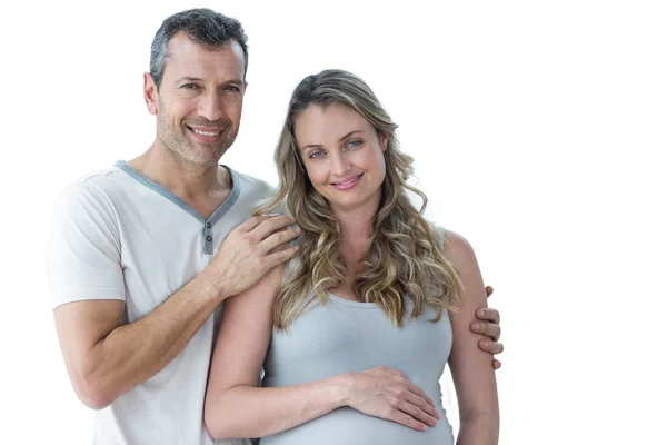 Casal abraçando uns aos outros — Fotografia de Stock