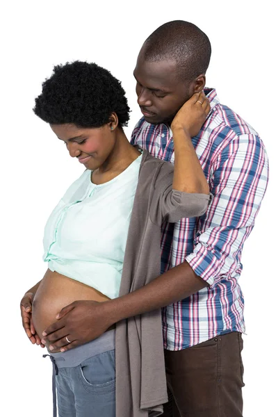 Gelukkige paar een baby verwacht — Stockfoto