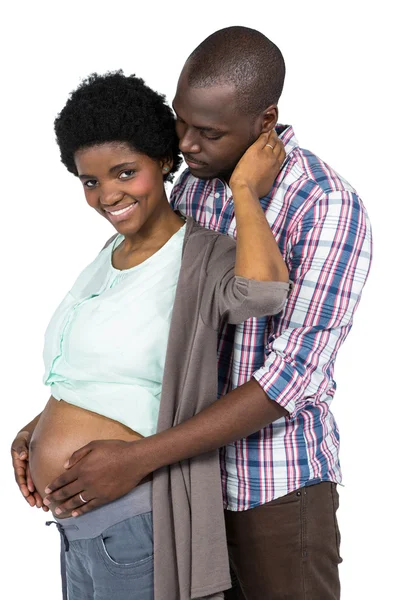 Casal feliz esperando um bebê — Fotografia de Stock