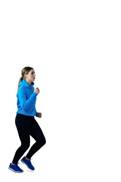 Sport kvinna jogging — Stockfoto