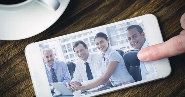 Business people brainstorming — Stock Photo, Image