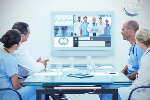 Doctors having a meeting — Stock Photo, Image