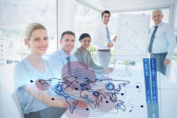 Verksamhet team under möte — Stockfoto