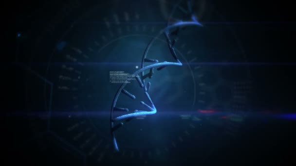 Vídeo de uma matriz de DNA — Vídeo de Stock