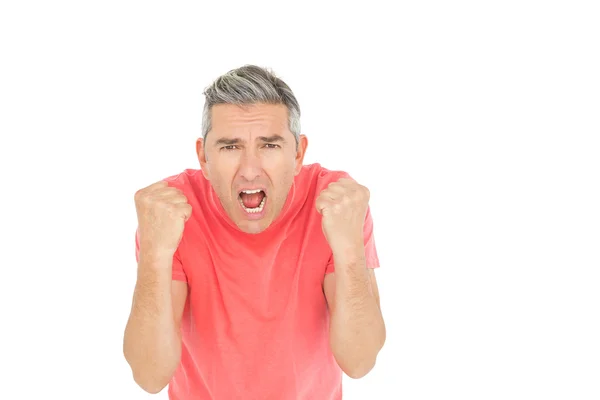 Angry man shouting — Stock Photo, Image