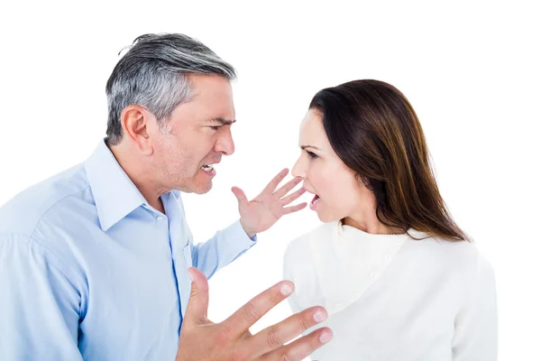 Pareja enojada discutiendo — Foto de Stock