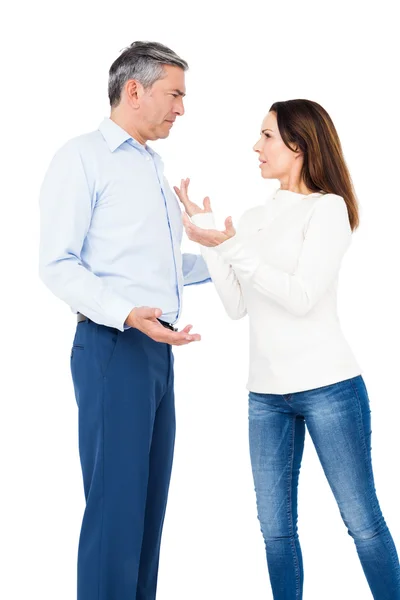 Angry couple arguing — Stock Photo, Image