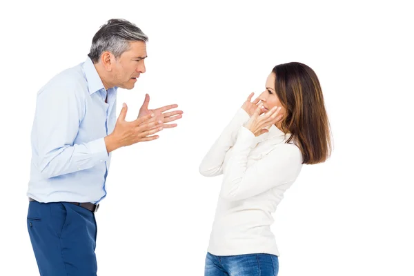 Homem irritado gritando — Fotografia de Stock