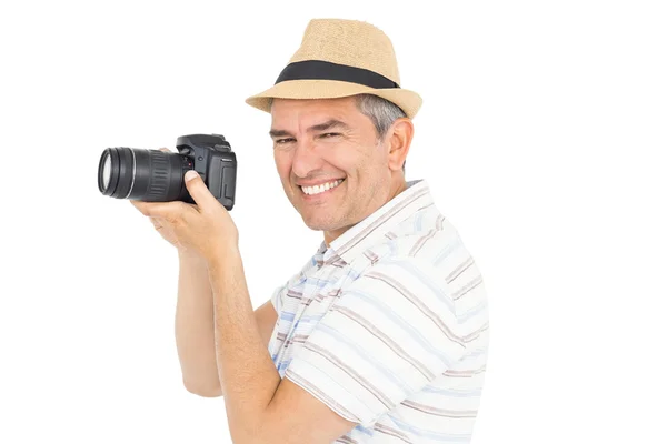 Mann fotografiert — Stockfoto