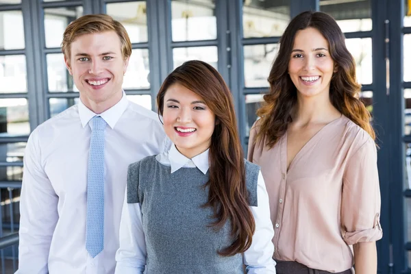 Confident business team in office — Stock Photo, Image
