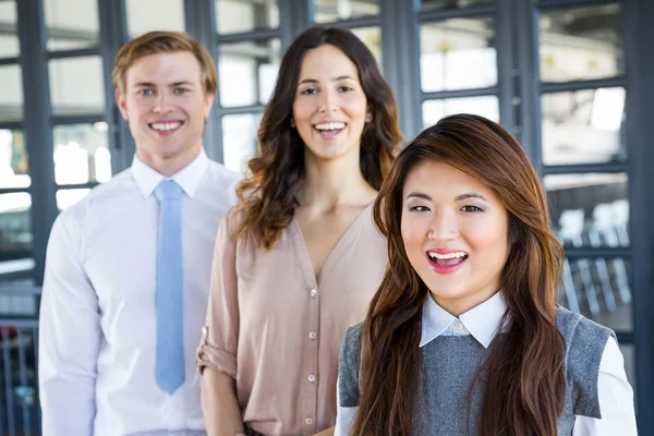 Confident business team in office — Stock Photo, Image