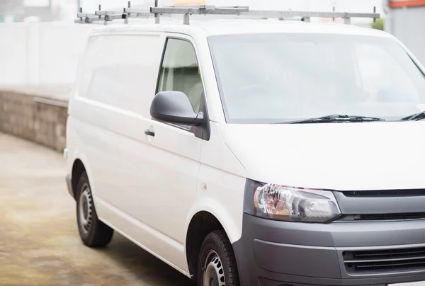 White van on street — Stock Photo, Image