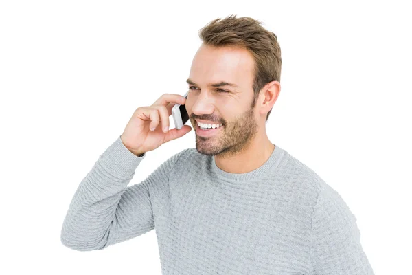 Homem falando no celular — Fotografia de Stock