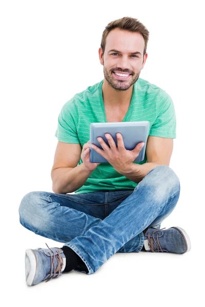 Man using digital tablet — Stock Photo, Image