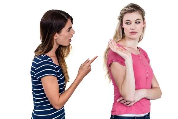 Female friends arguing — Stock Photo, Image