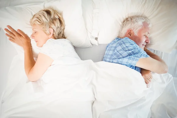 Sleeping tired couple — Stock Photo, Image