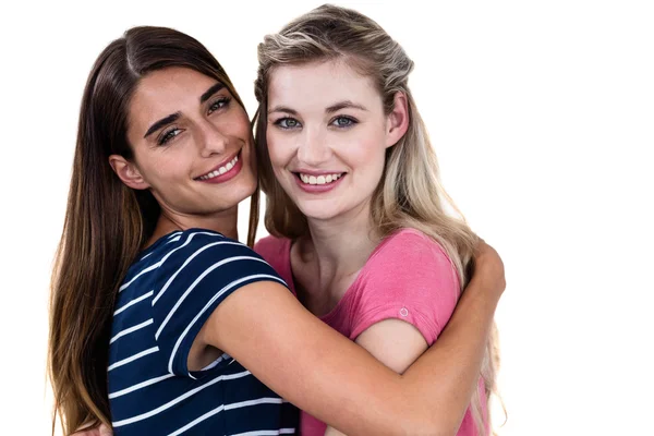 Female friends hugging — Stock Photo, Image