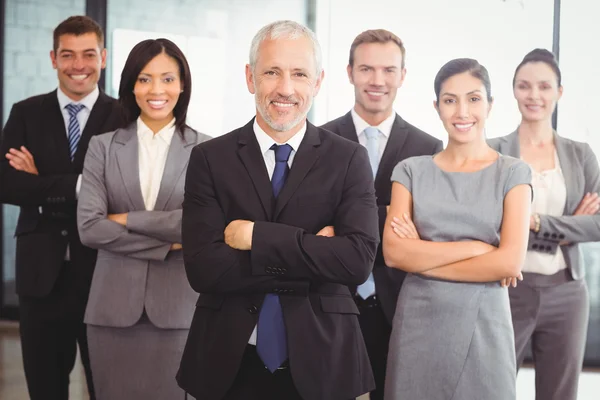 Portrait of confident business team — Stock Photo, Image