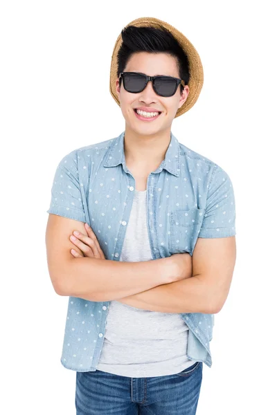 Young man smiling at camera — Stock Photo, Image