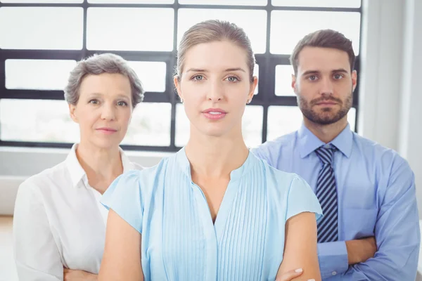 Business people standing in office — Stock Photo, Image