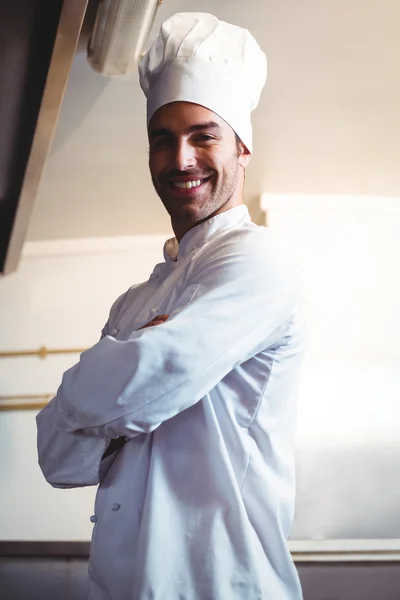 Chef posing with crossed arms — Stock Photo, Image