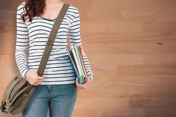 Mann mit Tasche und Feilen — Stockfoto