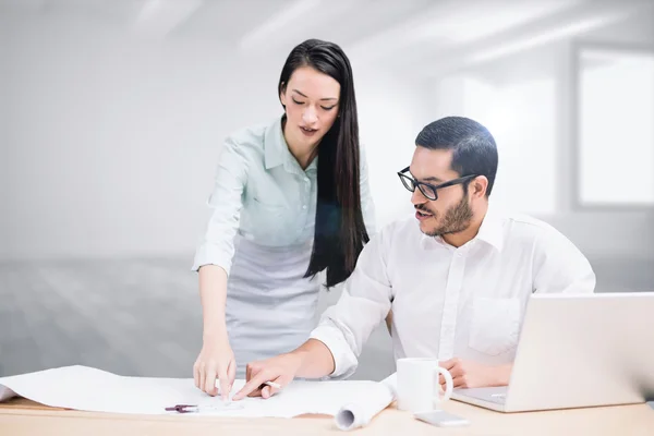 Casual architecture team working — Stock Photo, Image