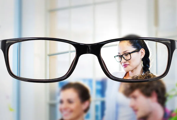 Composite image of glasses — Stock Photo, Image