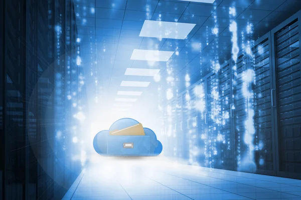 Cloud-Speicherung von Informationen — Stockfoto