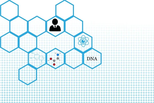 Dna와 사업가의 이미지 — 스톡 사진