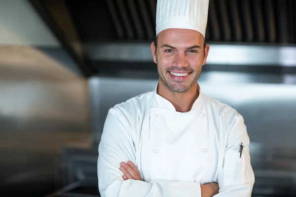 Chef in commercial kitchen Stock Picture
