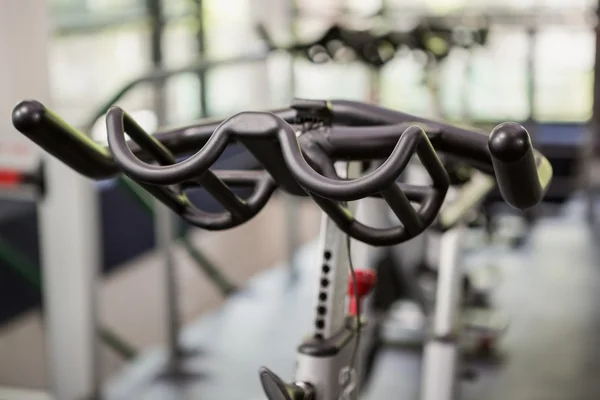 Guiador de bicicleta de exercício — Fotografia de Stock