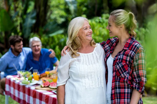 Mother-in-law and daughter-in-law — Stock Photo, Image