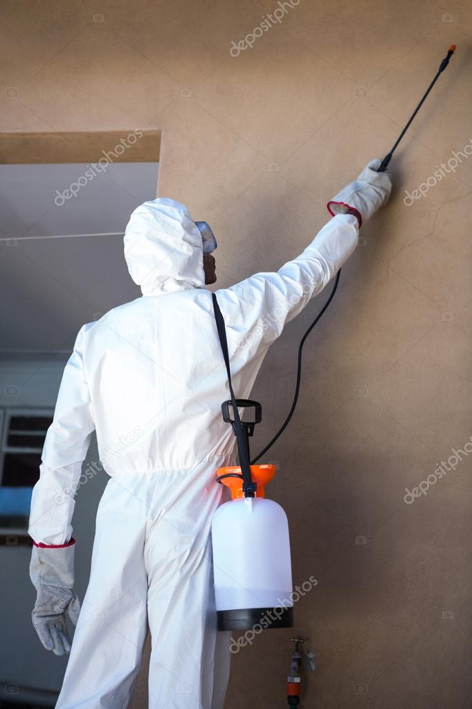 Man doing pest control — Stock Photo © Wavebreakmedia 106105896