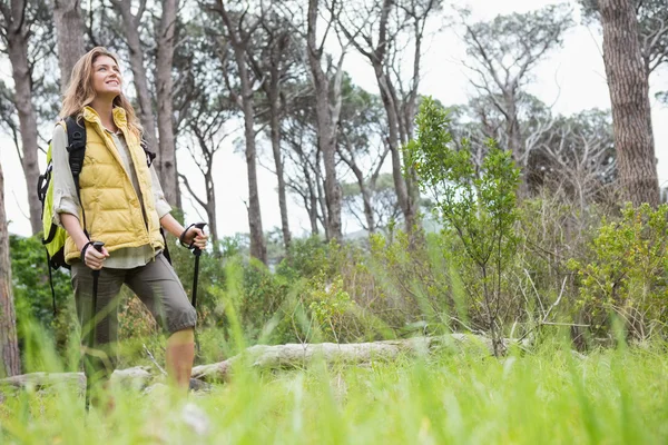 Mujer nórdica caminando —  Fotos de Stock